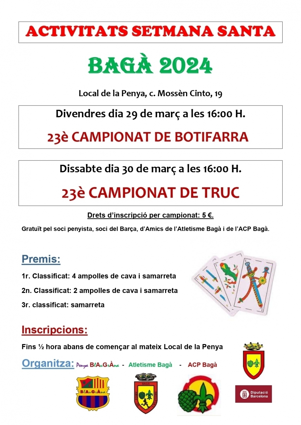 2024-CAMPIONAT DE TRUC I BOTIFARRA - Bagà BlAuGrÀna